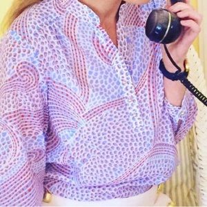 Elizabeth McKay printed blouse